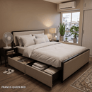 FRANCIS Queen Bed 60x75 by HOME SUITE