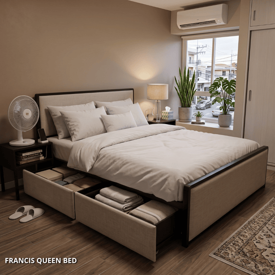FRANCIS Queen Bed 60x75 by HOME SUITE