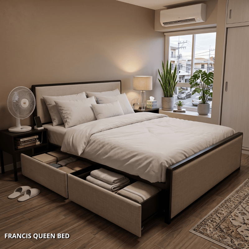FRANCIS Queen Bed 60x75 by HOME SUITE