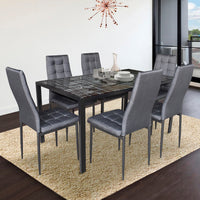 HELENA 6 SEATER DINING SET by HOME SUITE