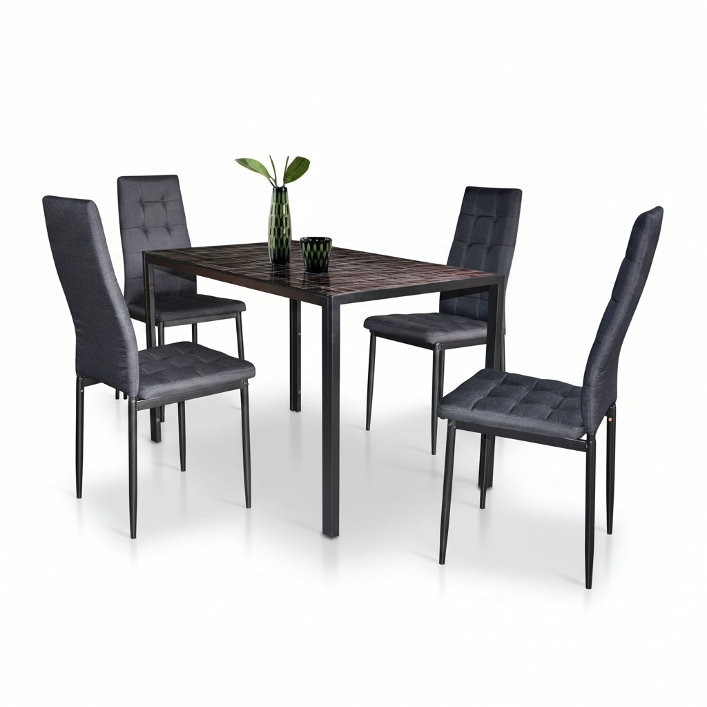 HELENA 4 SEATER DINING SET by HOME SUITE