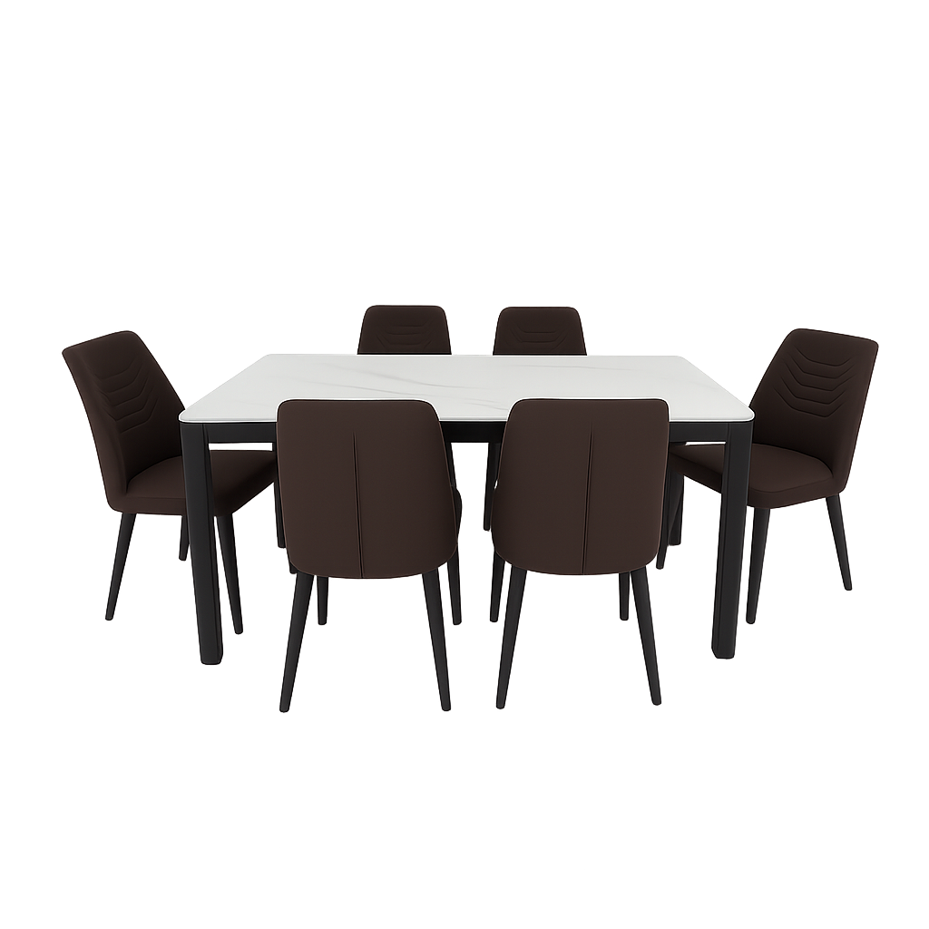 KARINA 6-Seater Dining Set by HOME SUITE