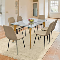 AERA 6 SEATER DINING SET by HOME SUITE