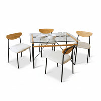 VICTORRINI 4-SEATER DINING SET by HOME SUITE