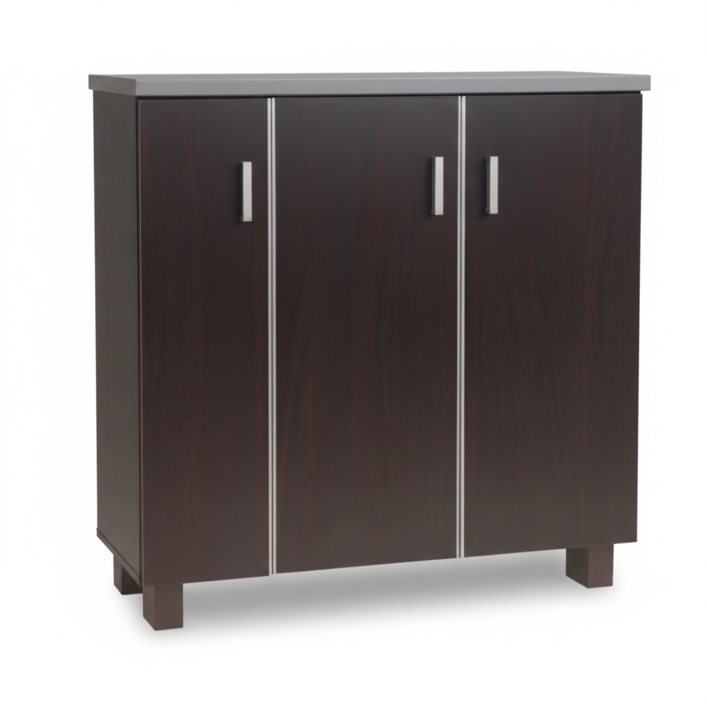 KALVIN 3-Door Kitchen Cabinet