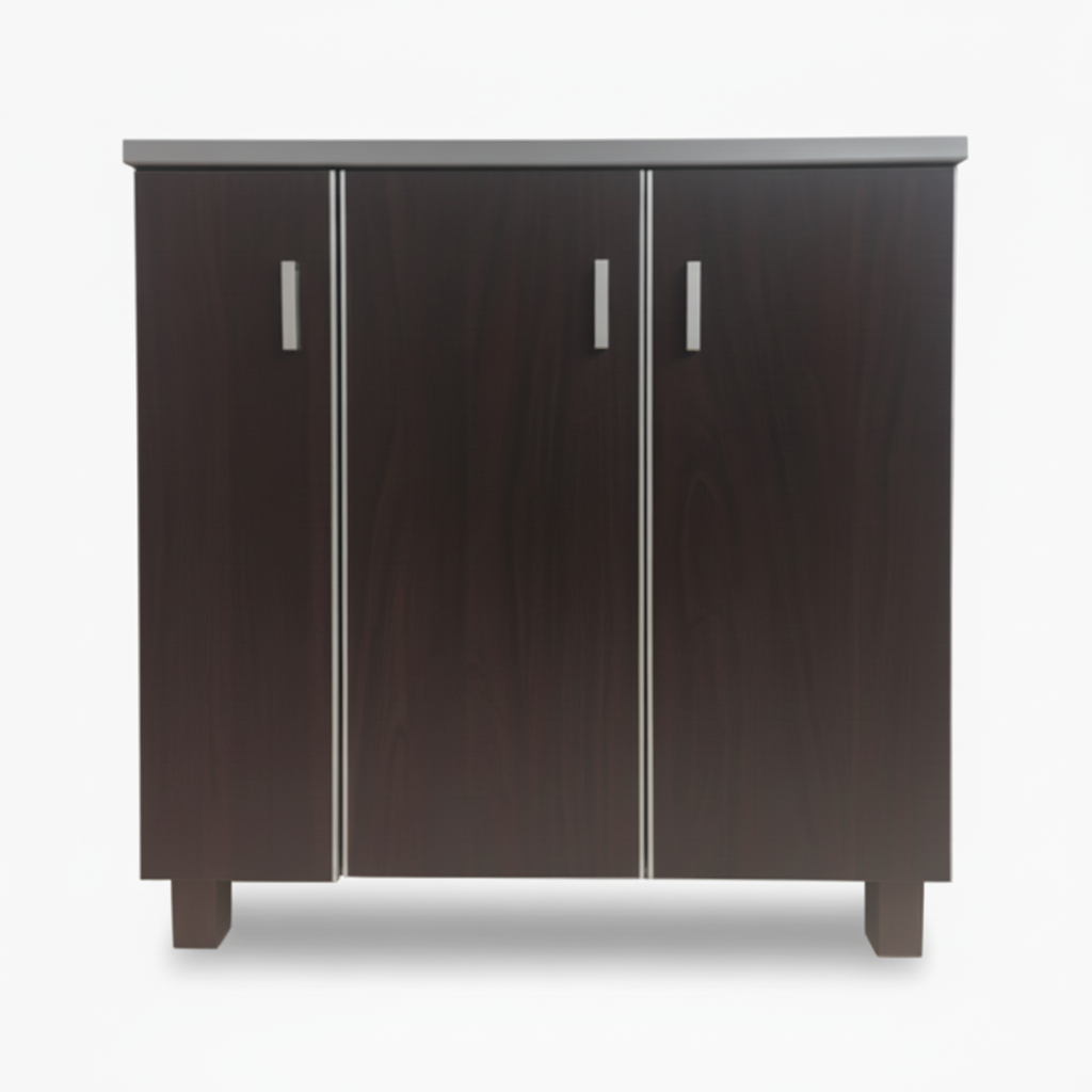 KALVIN 3-Door Kitchen Cabinet