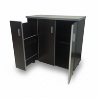KALVIN 3-Door Kitchen Cabinet