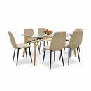 AERA 6 SEATER DINING SET by HOME SUITE