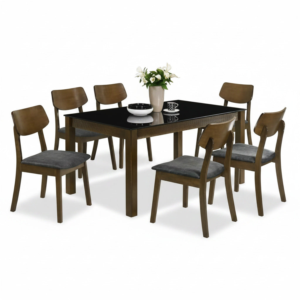 CALLIANE 6 SEATER DINING SET by HOME SUITE