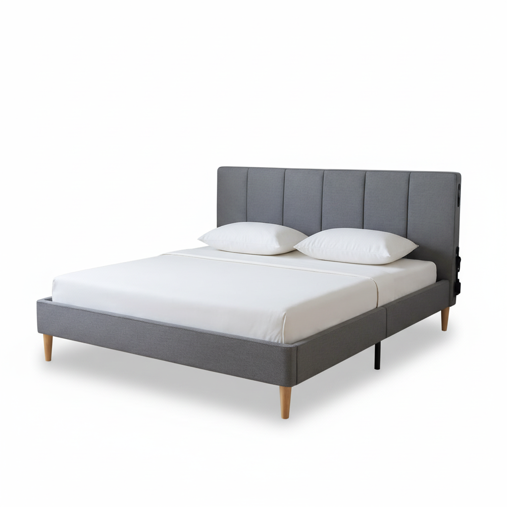 BRIENNE Queen Bed 60x75 by HOME SUITE