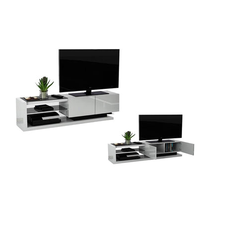 Affordable Tv stand with book shelve and cabinet. (7347160973555)