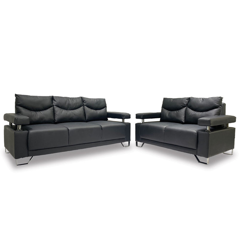EERA 3-2 Sofa Set 3-2 Sofa set - Plush sofa set with sleek track arms on metal legs.		 		 		 (6829593919651)