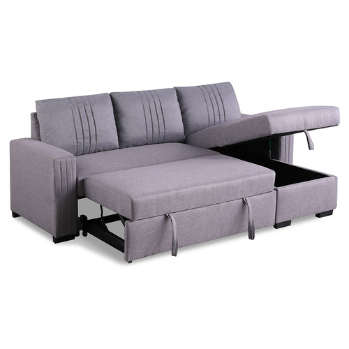 Jenica Sectional Sofabed - reversible sectional sofabed with storage on chaise are affordable. (7002031063203)