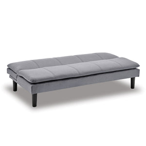 COURTNEY Sofabed - affordable grey pillowed bi-fold sofa bed . 		 		 		 (7056794648739)