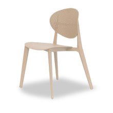 Load image into Gallery viewer, Cheap dirty white round backrest chair. (7065877086371)
