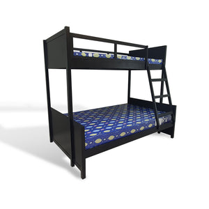 Affordable bunkbed blackframe with uratex foam. (7265758576803)