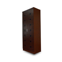 Load image into Gallery viewer, Affordable brown cabinet box line design in door. (5571402956963)
